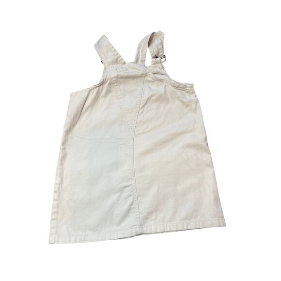 Vintage Disney embroidered Minnie Mouse and flower overall khaki dress size 24M - Picture 2 of 7